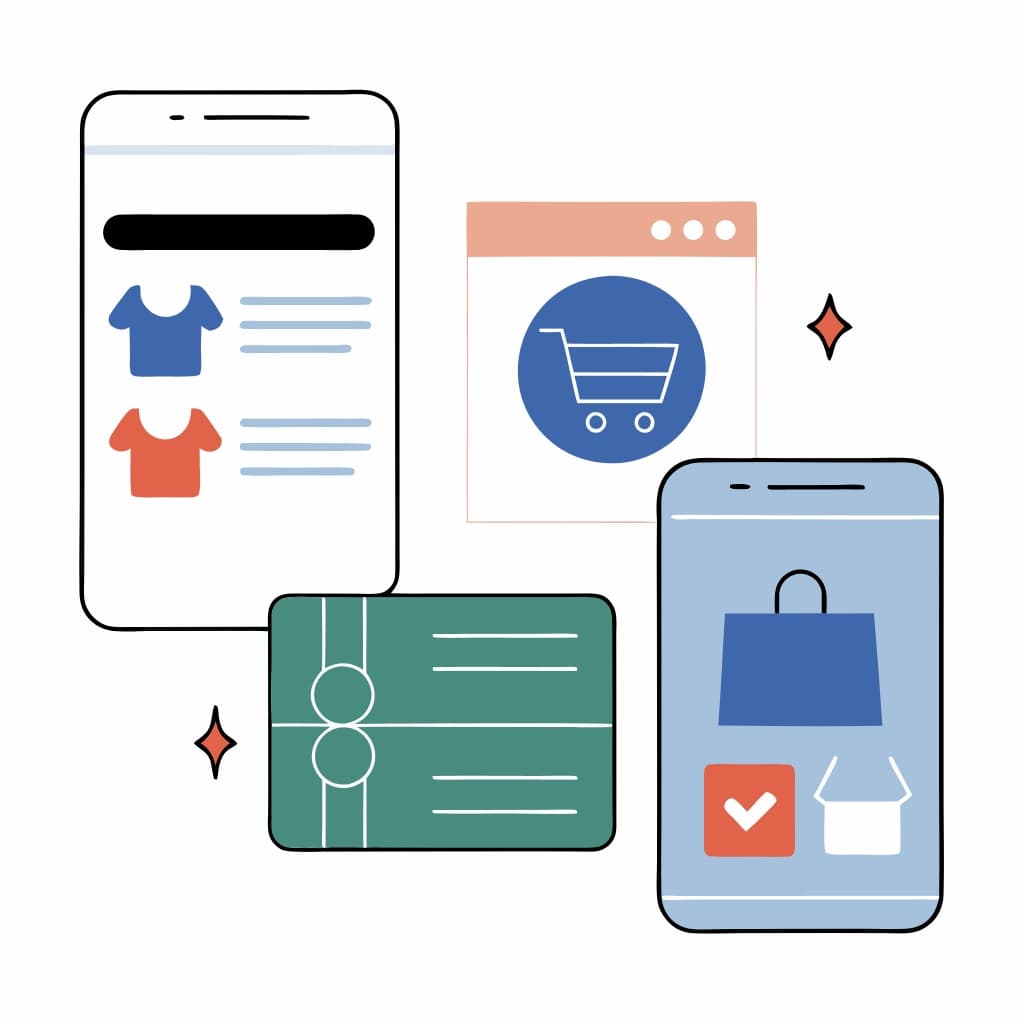 E-commerce product listing with optimized images